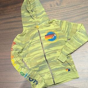 Aviator Nation Green Camo Hoodie